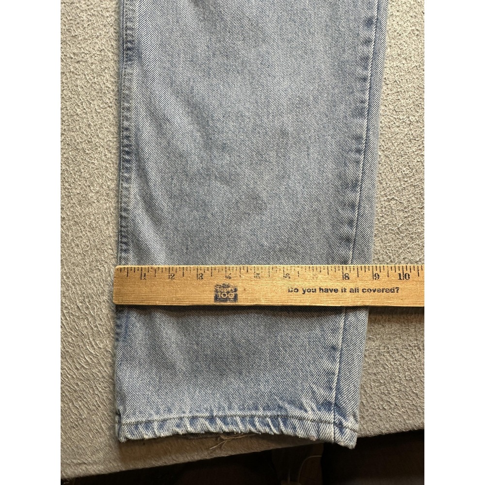 Cabela's Jeans Mens 42x34 (39x32) Light Wash Blue Denim Relaxed Fit Hunting - Picture 4 of 14